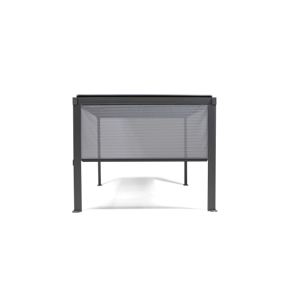 Roleta przeciwsłoneczna opuszczana 4M - Pergola tarasowa MIRADOR Solid 80 i Basic 88  - Antracyt